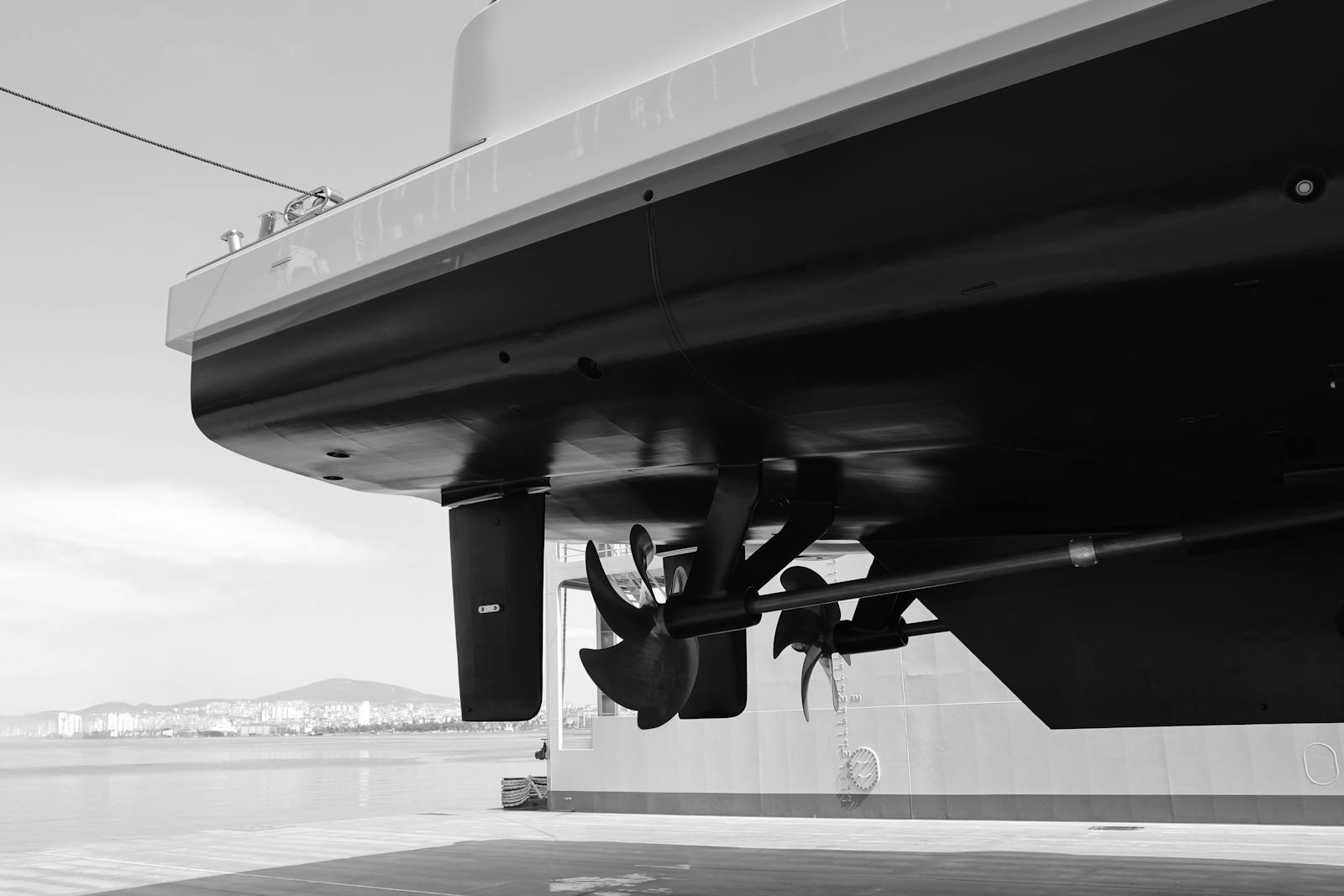 État après antifouling, coque propre et protégée
